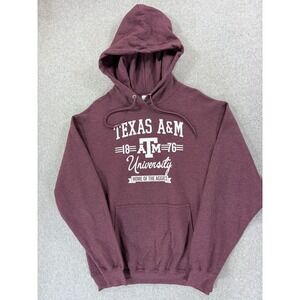 Texas A&M Aggies Screened Logo Campus Hoodie Sweatshirt (Men's Medium) Maroon